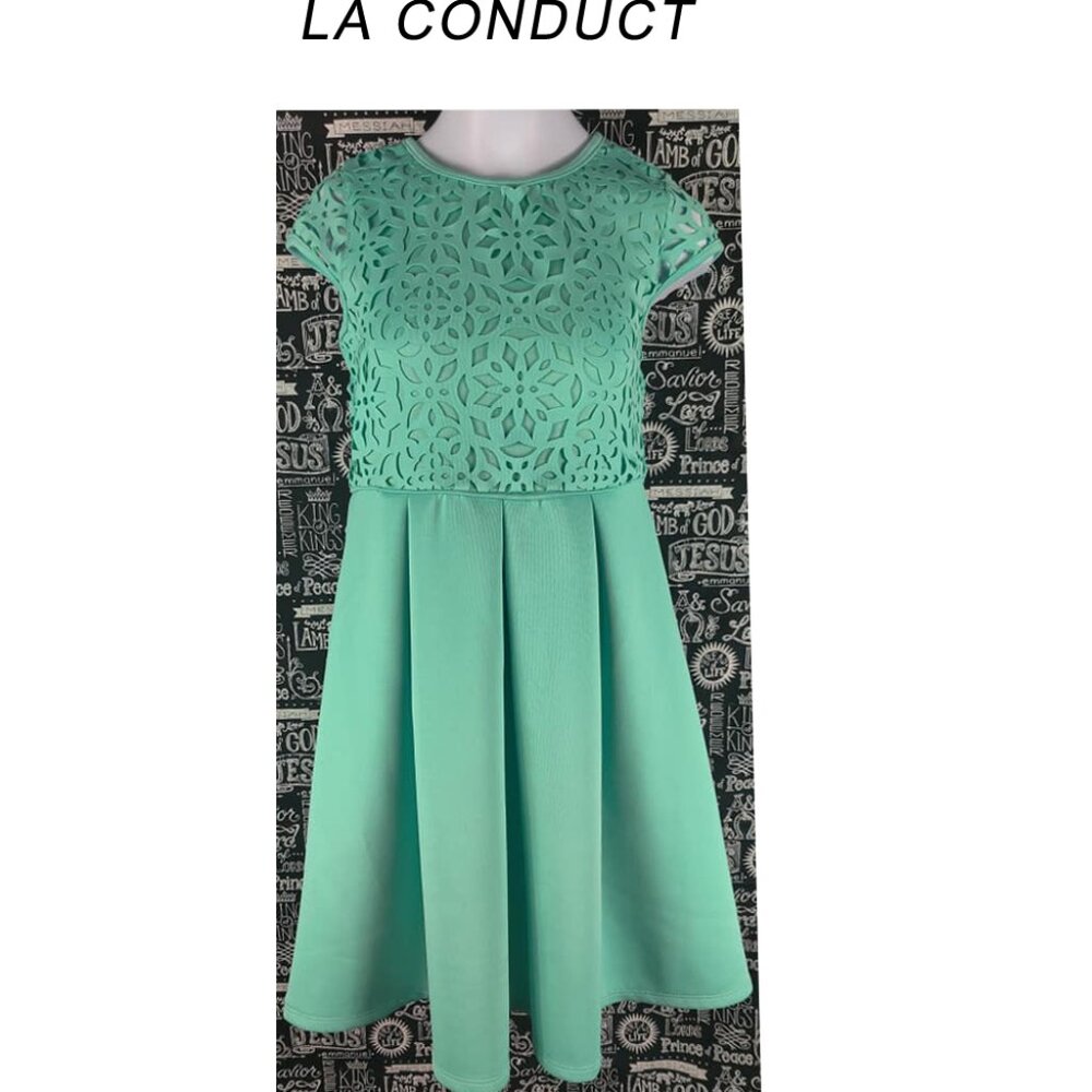 LA Conduct Fit & Flare Sleeveless Dress Size 12